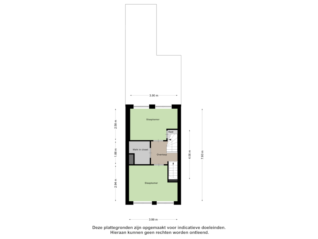 Bekijk plattegrond van Eerste Verdieping van Hoeksekade 68