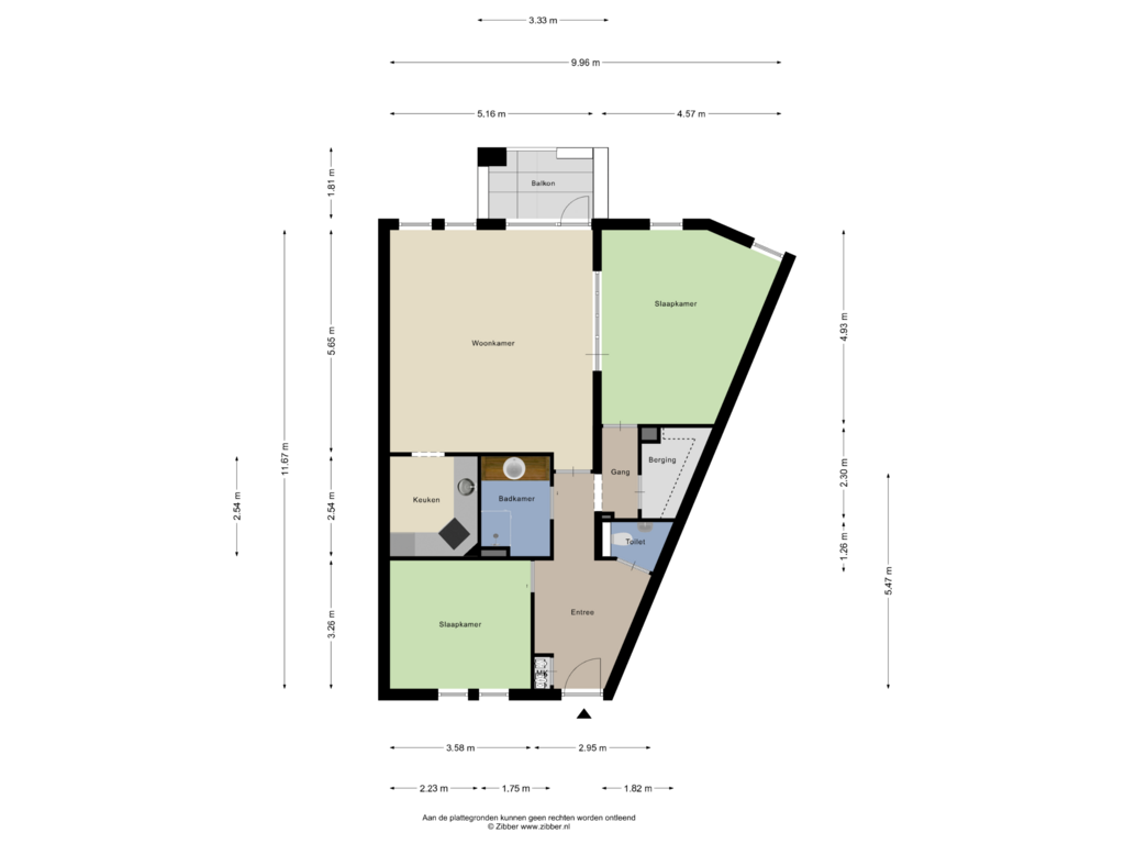 Bekijk plattegrond van Appartement van Jol 37 38