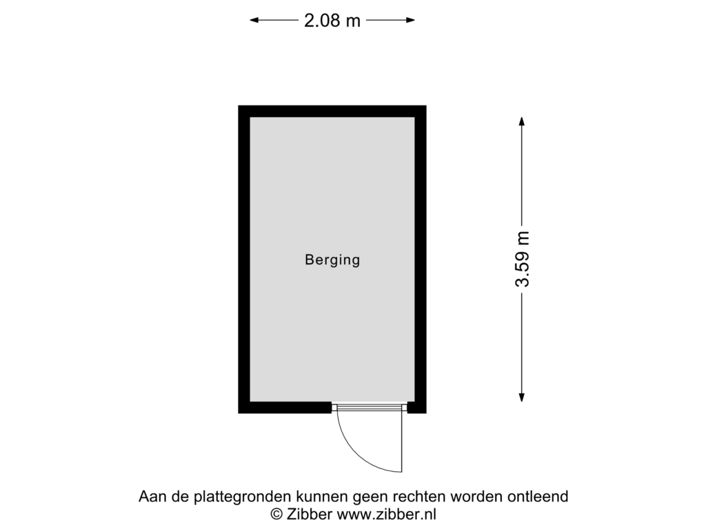 Bekijk plattegrond van Berging van Jol 37 38