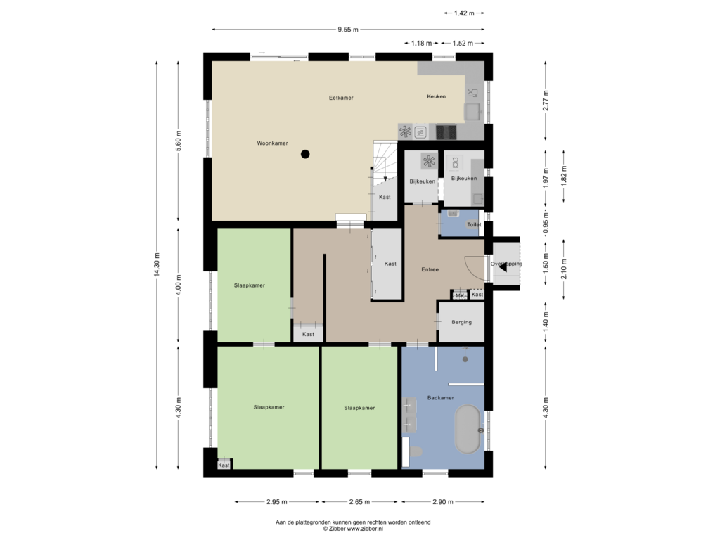 Bekijk plattegrond van Begane Grond van Musselweg 162