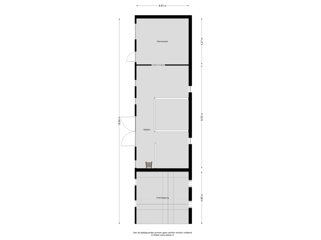 Bekijk plattegrond van Schuur van Musselweg 162