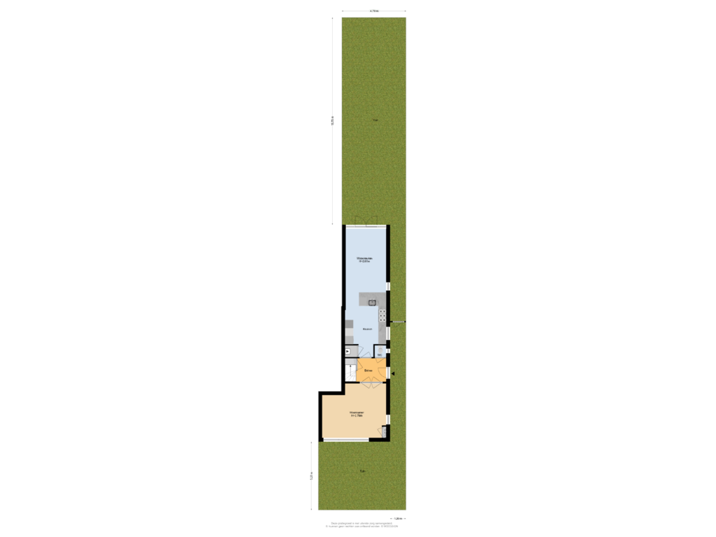 Bekijk plattegrond van Situatie van Zijlweg 284