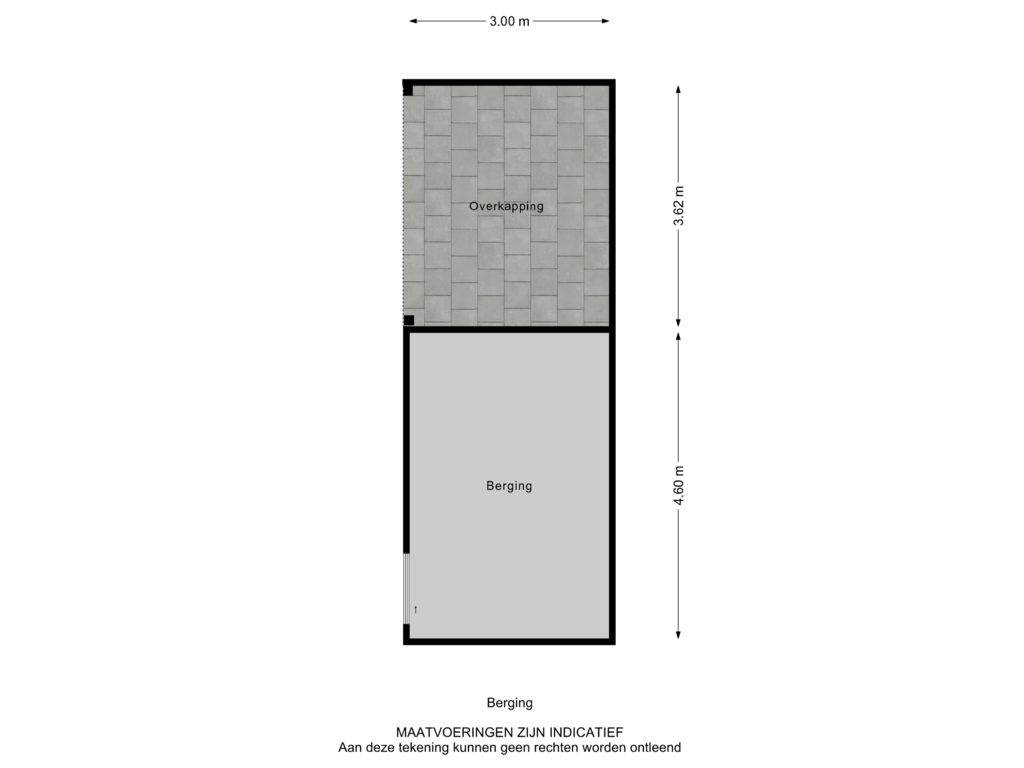 Bekijk plattegrond van Berging van Standhasenstraat 75