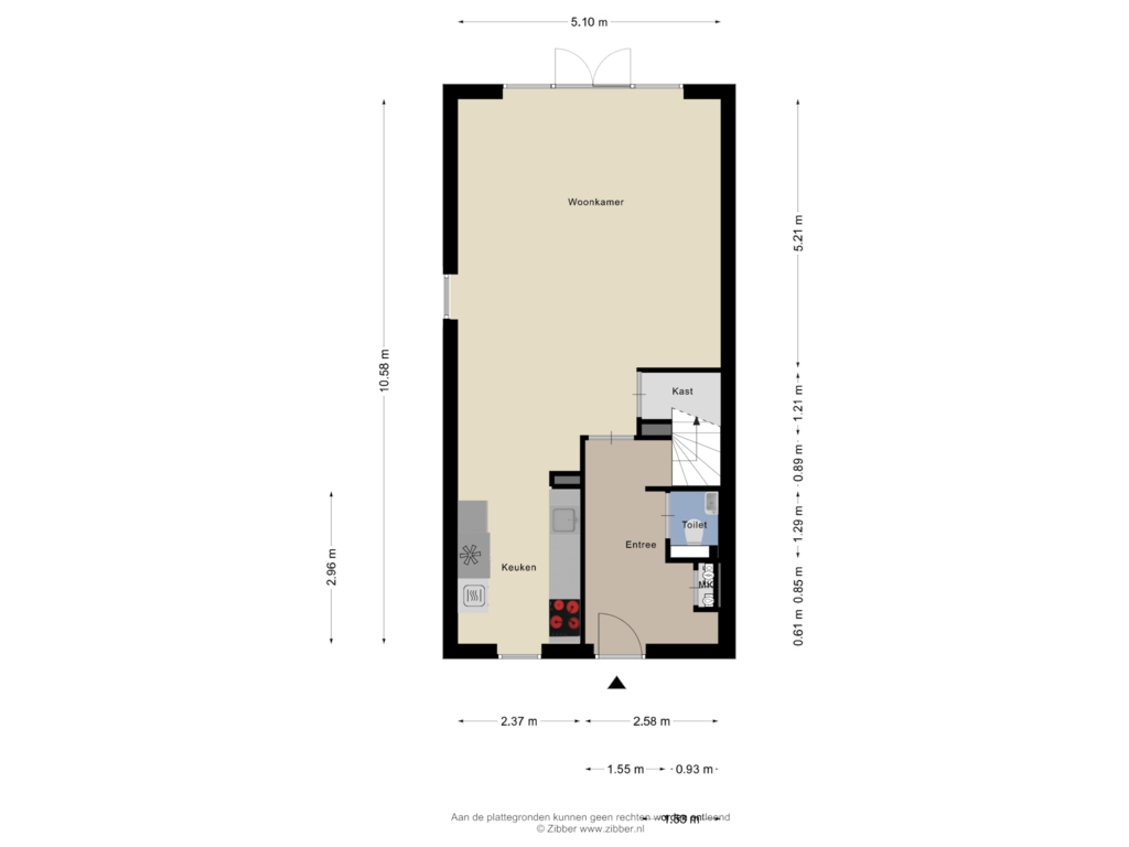 Bekijk plattegrond van Begane Grond van Madelief 2