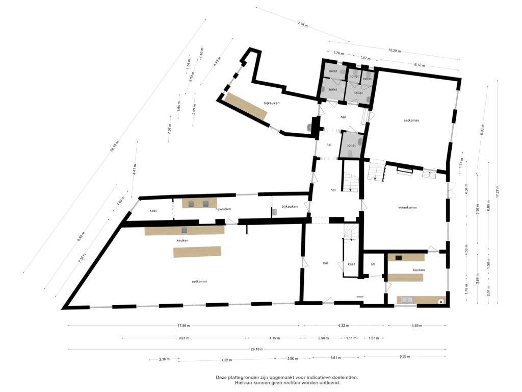 View floorplan of Begane grond of Kerkplein 16