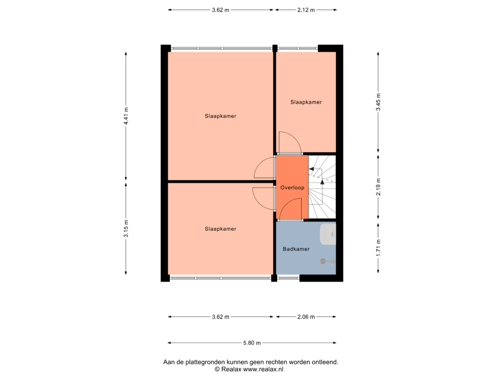 Bekijk plattegrond van Verdieping 1 van Zwaluwstraat 14