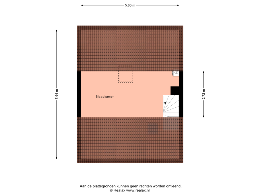 Bekijk plattegrond van Verdieping 2 van Zwaluwstraat 14