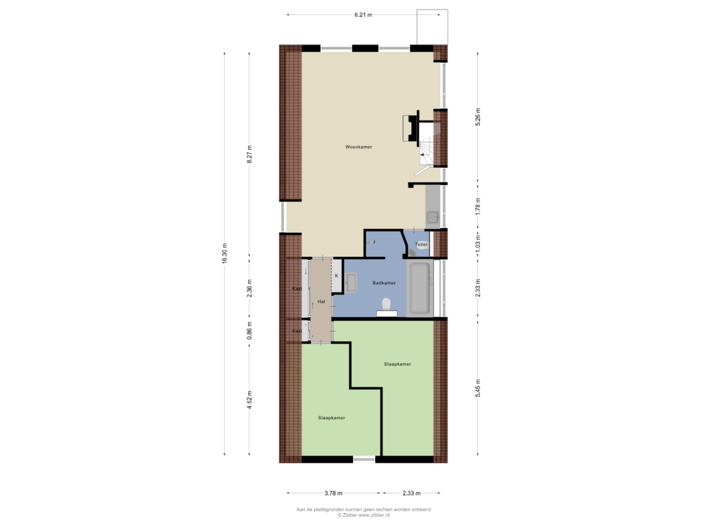 Bekijk plattegrond van Eerste Verdieping van Dorpsstraat 213