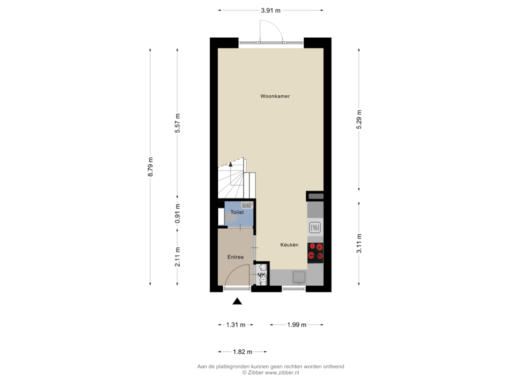 Bekijk plattegrond van Begane Grond van Podium 47