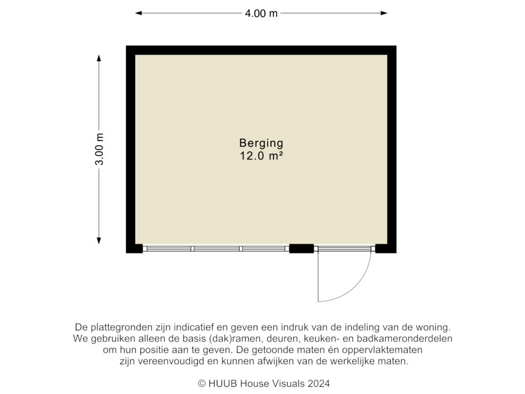 Bekijk plattegrond van Berging van Goudhaver 42