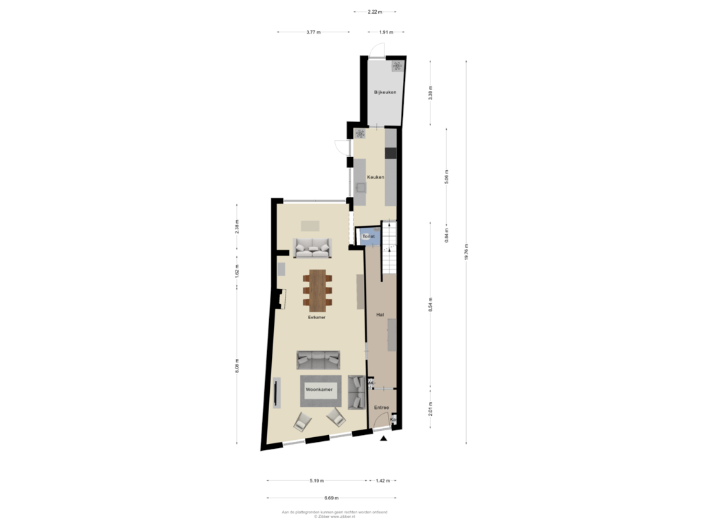 View floorplan of Begane Grond of Engelsestraat 20