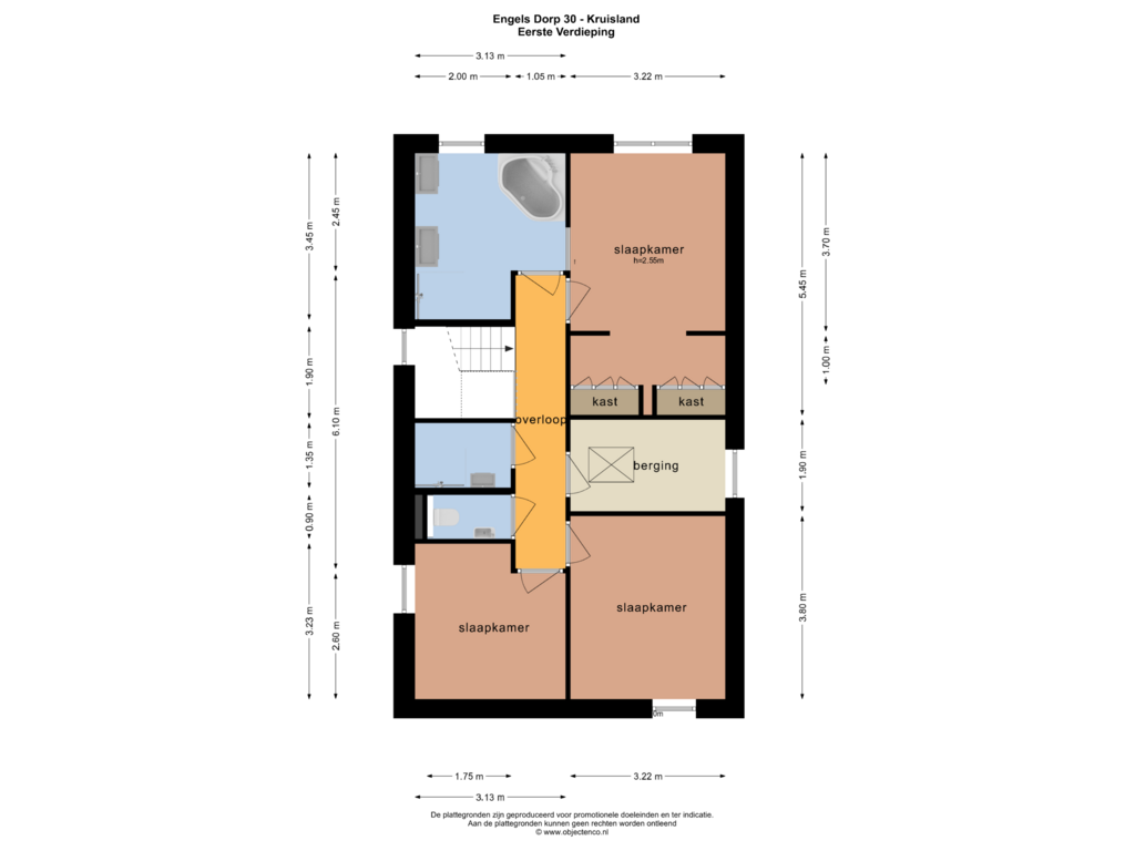 Bekijk plattegrond van EERSTE VERDIEPING van Engels Dorp 30