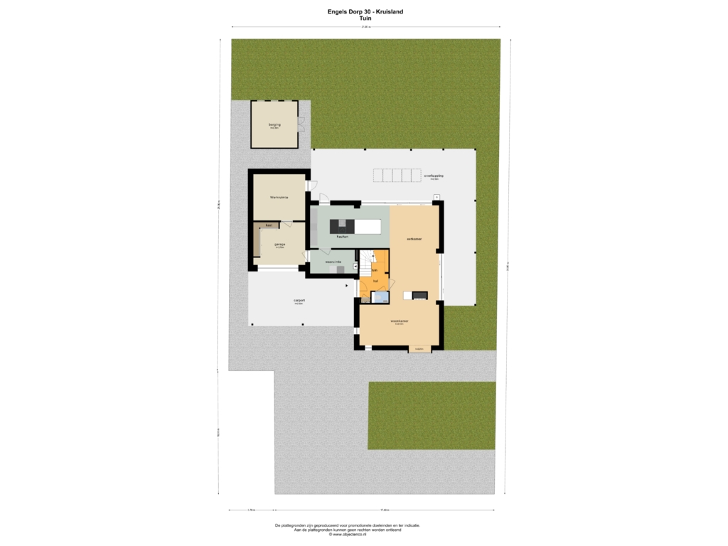 Bekijk plattegrond van TUIN van Engels Dorp 30