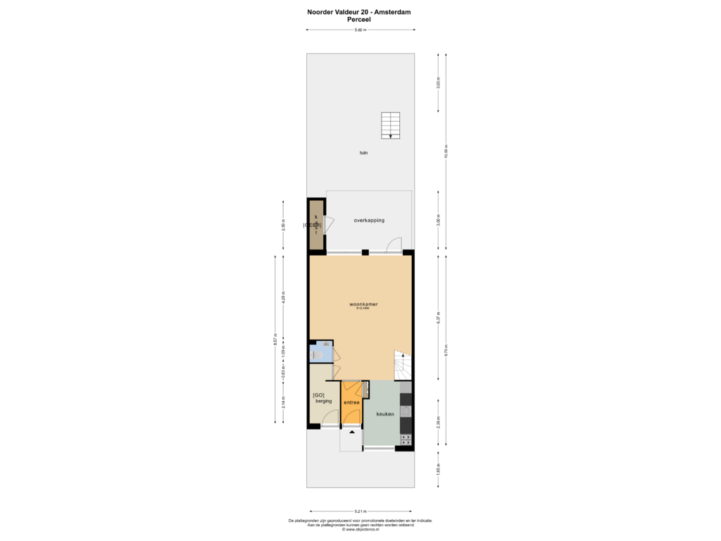 Bekijk plattegrond van PERCEEL van Noorder Valdeur 20