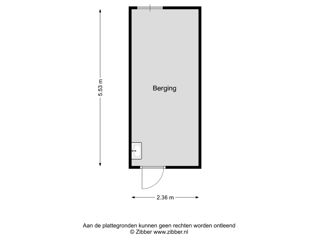 View floorplan of Berging of Heezerweg 67