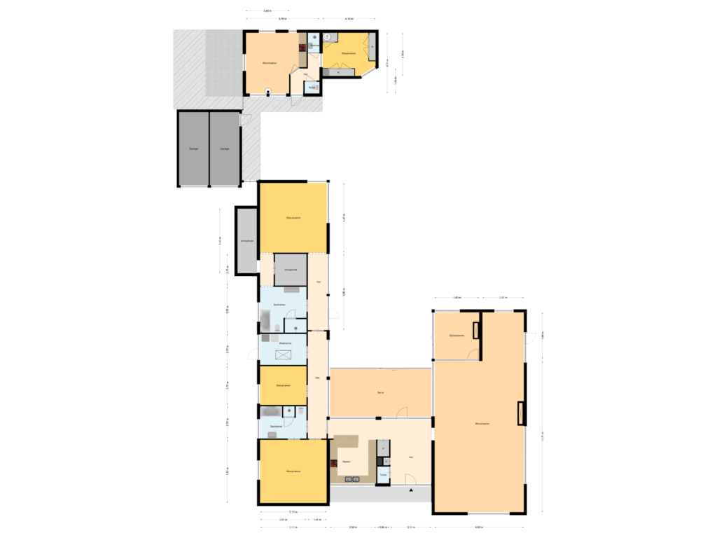 Bekijk plattegrond van Begane Grond van Markeweg 44