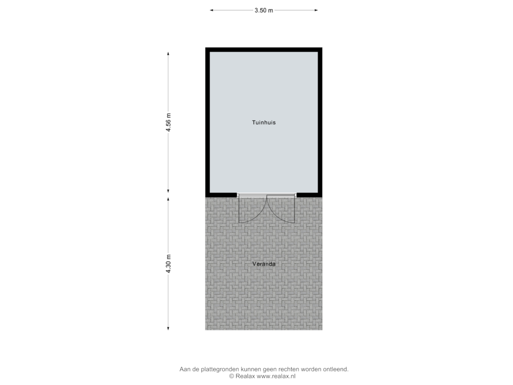 View floorplan of Tuinhuis of Schuilenburgerweg 2