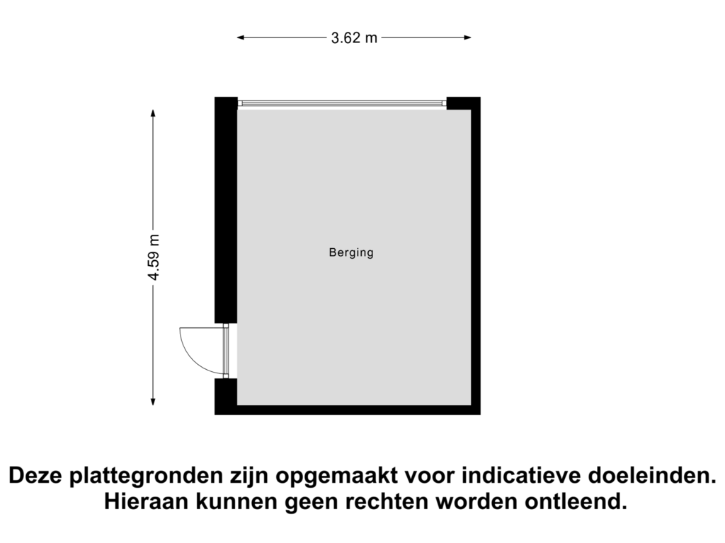 Bekijk plattegrond van Berging van Ruigoord 65