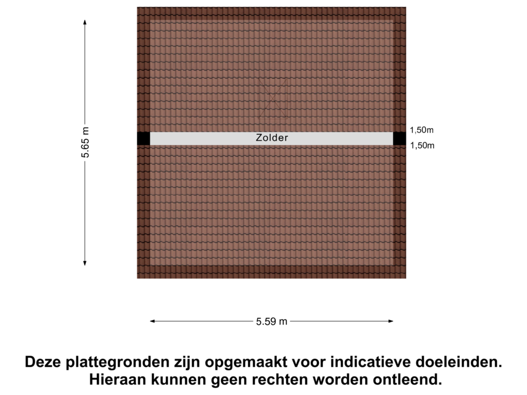 Bekijk plattegrond van Zolder van Markescheiding 26