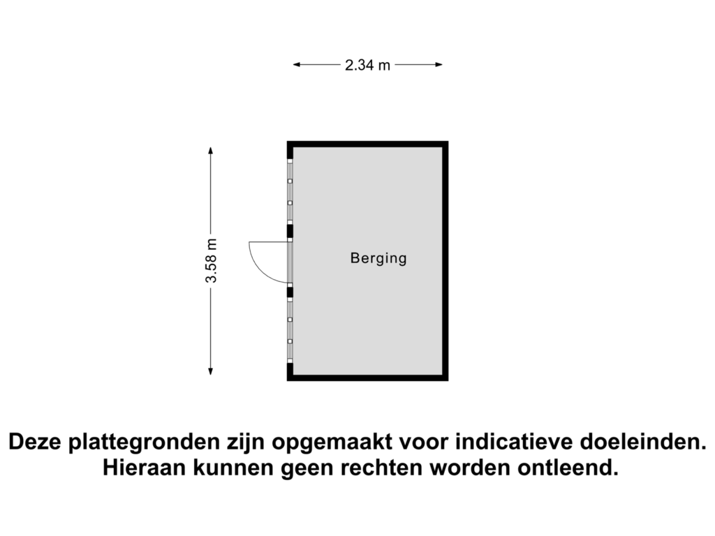 Bekijk plattegrond van Berging van Markescheiding 26