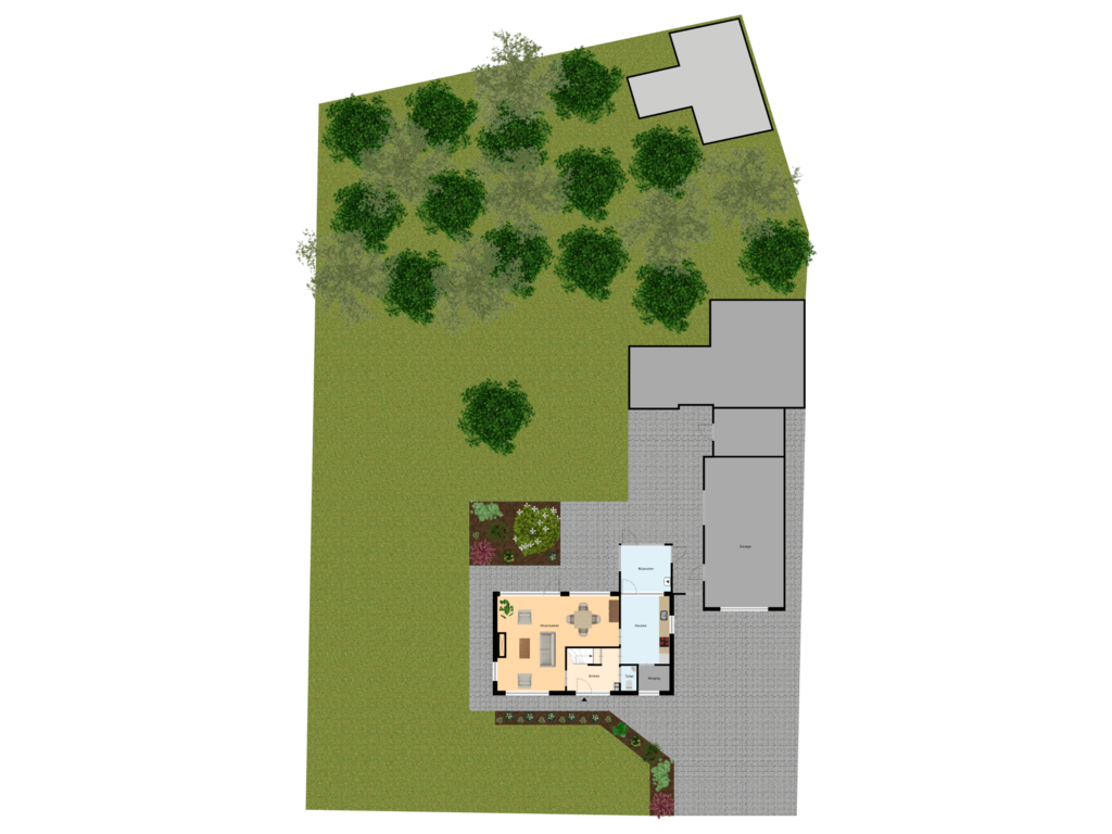 Bekijk plattegrond van Kadastrale Kaart van Wilgenstraat 58