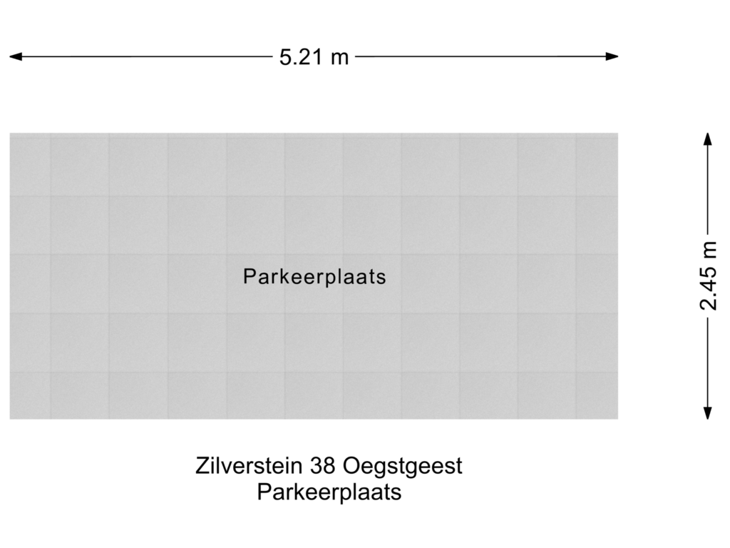 Bekijk plattegrond van Parkeerplaats van Zilverstein 38