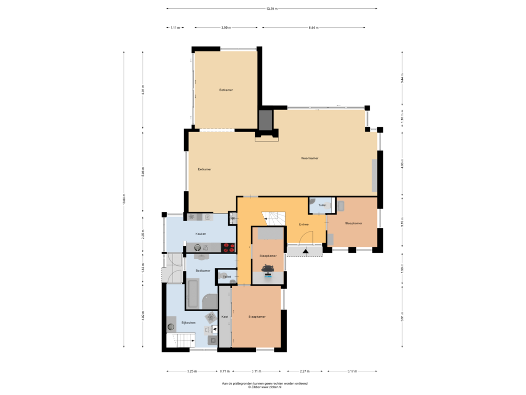 Bekijk plattegrond van Begane Grond van Esweg 16