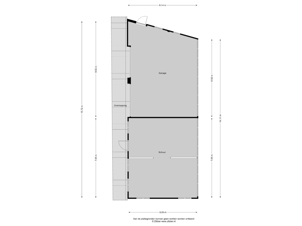 Bekijk plattegrond van Garage van Esweg 16