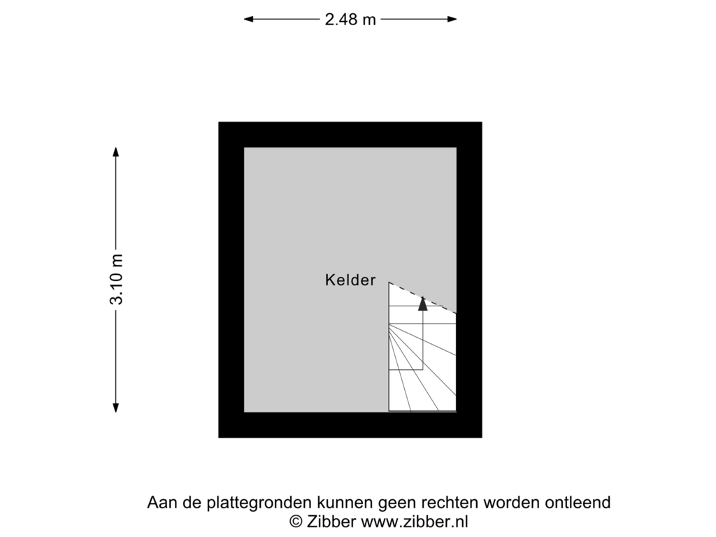 Bekijk plattegrond van Kelder van Esweg 16