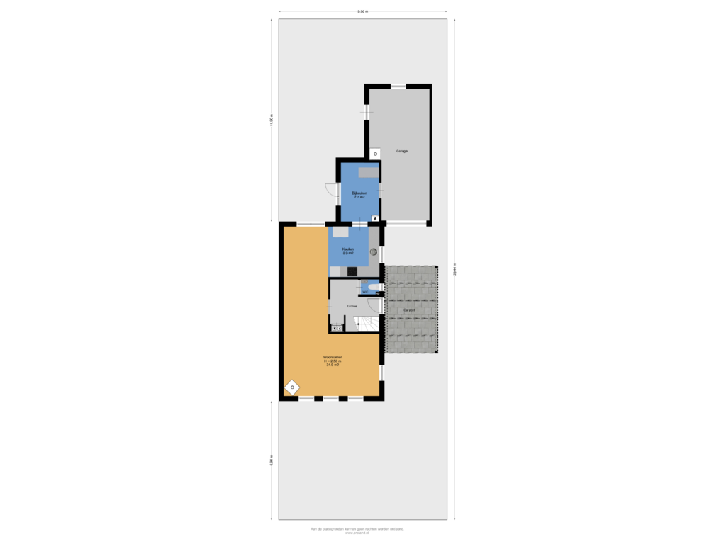 View floorplan of Begane Grond Met Kavel of Dagwerk 3