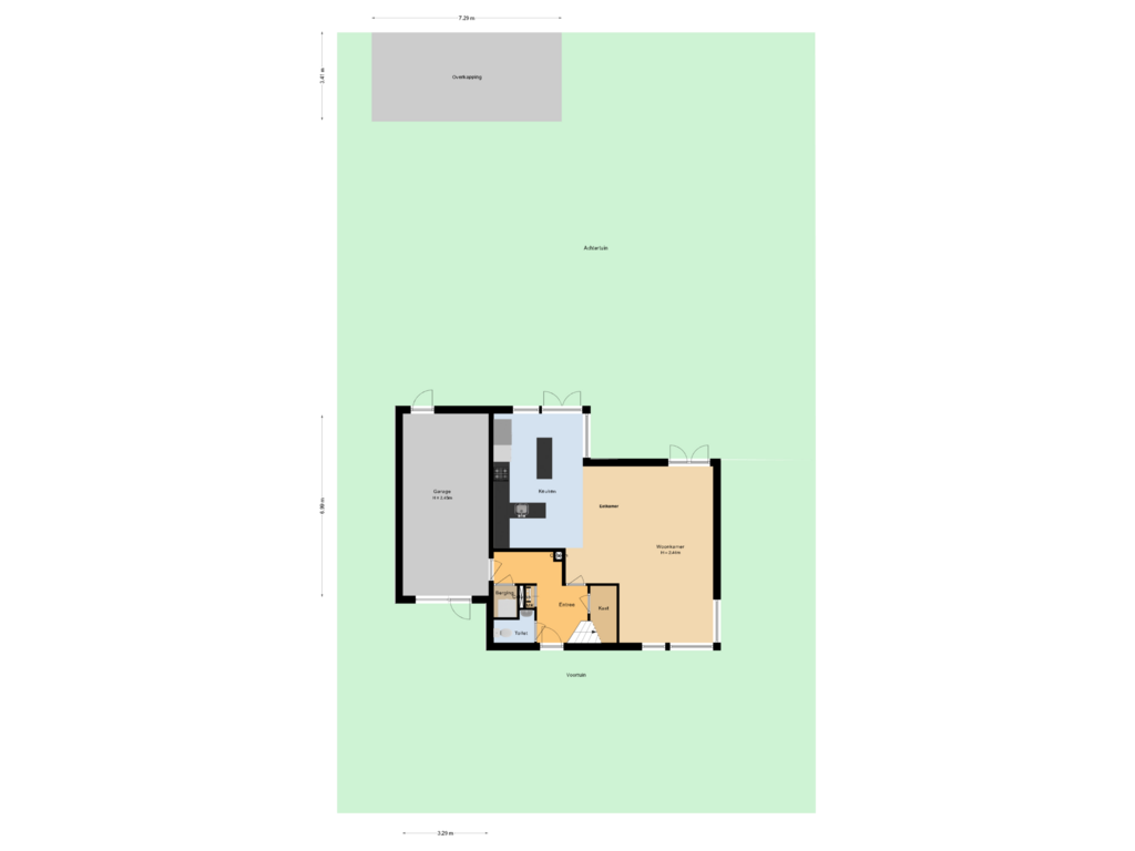 Bekijk plattegrond van Situatie van Cumulus 77