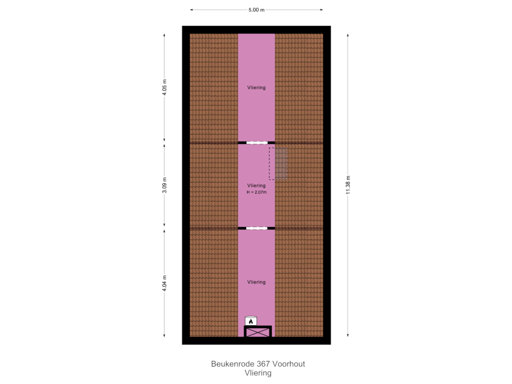 Bekijk plattegrond van Vliering van Beukenrode 367