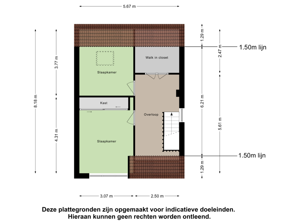 View floorplan of Eerste Verdieping of De Veldse Hofstede 82