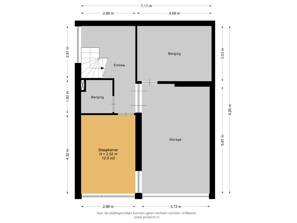 Bekijk plattegrond van Souterrain van Valtherlaan 257