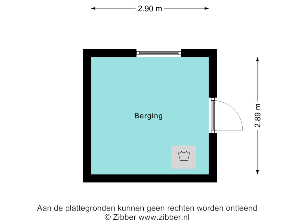 Bekijk plattegrond van Berging van Lijsterbeslaan 10