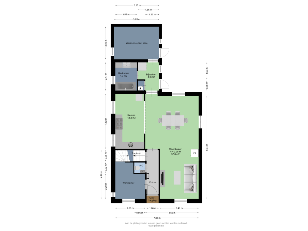 Bekijk plattegrond van Begane Grond van Bongertsweg 44