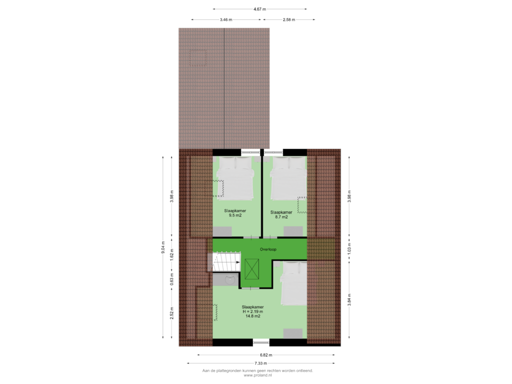 Bekijk plattegrond van 1e Verdieping van Bongertsweg 44