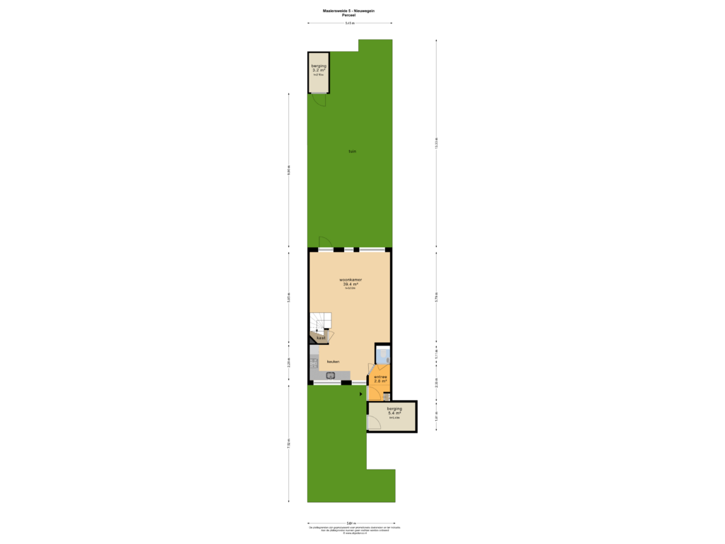 View floorplan of PERCEEL of Maaiersweide 5