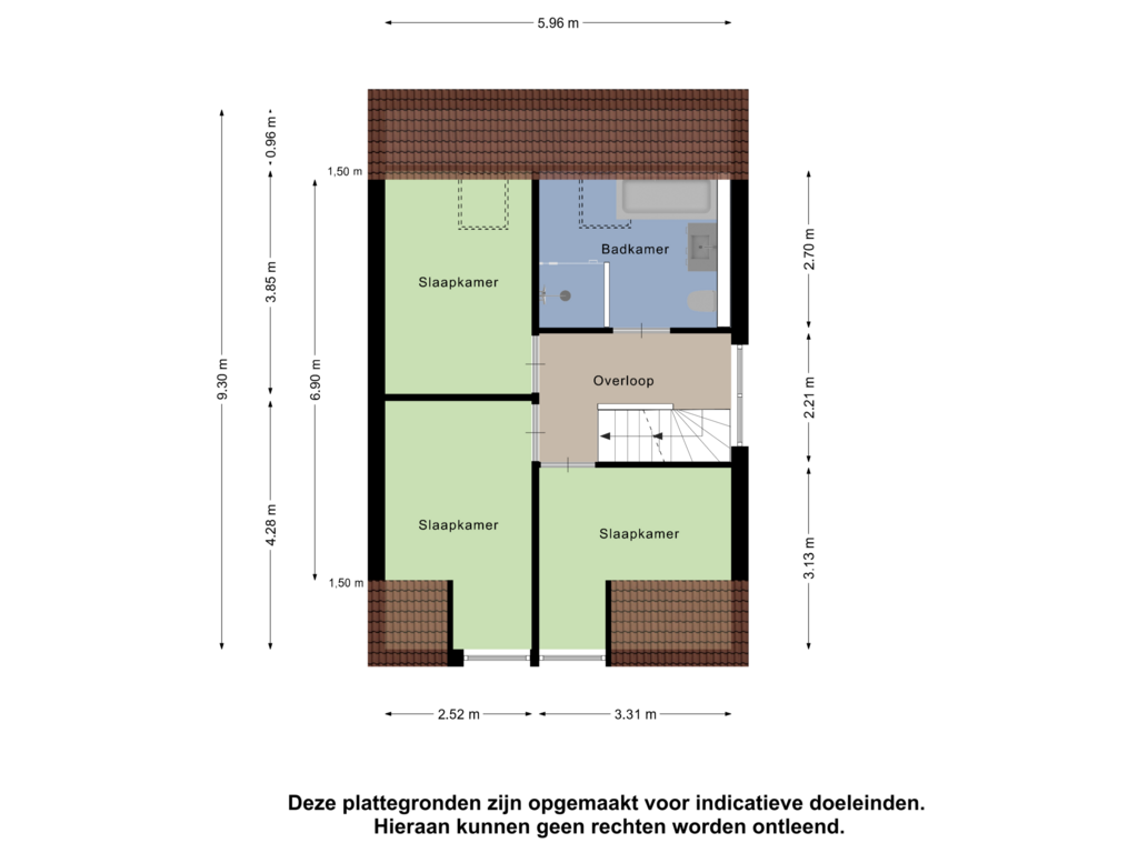 Bekijk plattegrond van Eerste Verdieping van Koffielaantje 23