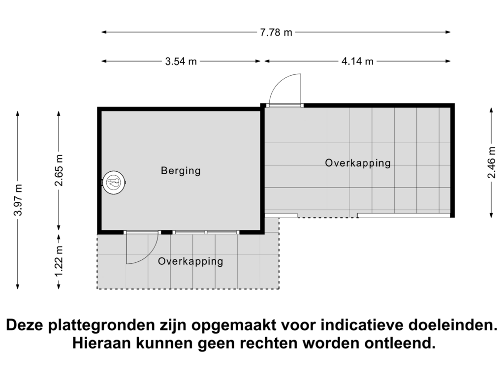 Bekijk plattegrond van Berging van Koffielaantje 23