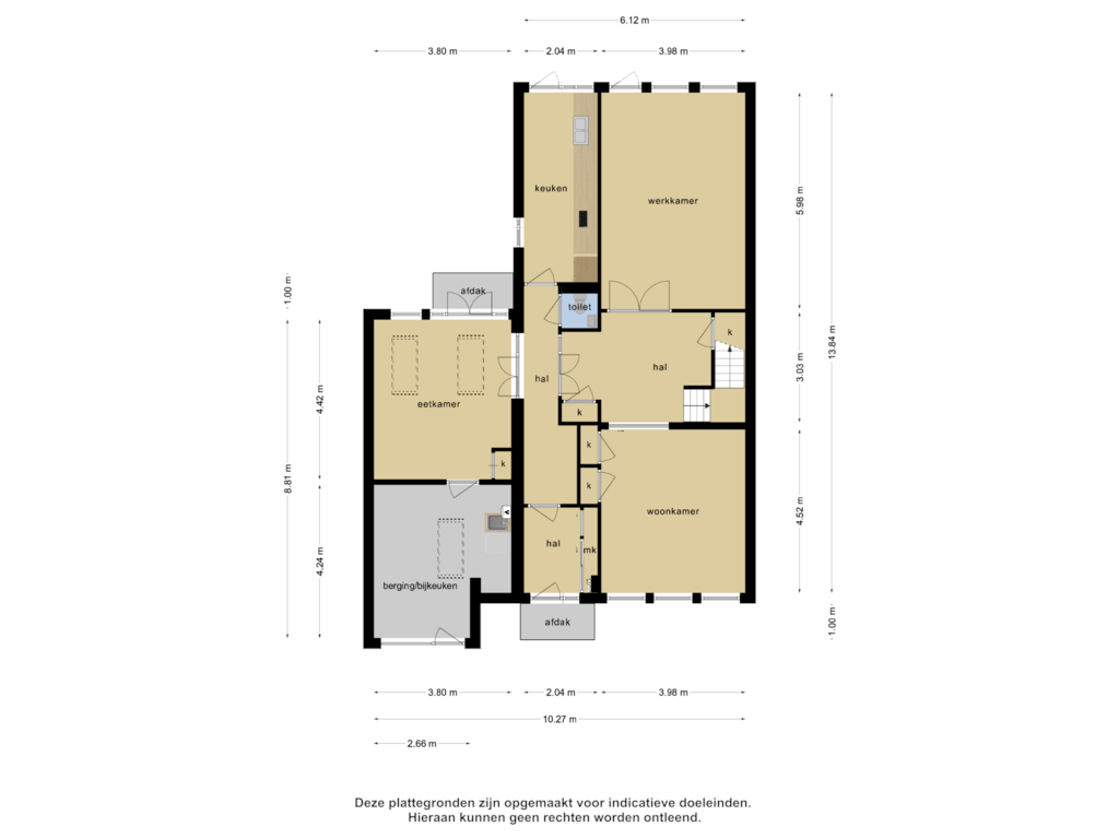 Bekijk plattegrond van Begane grond van Jacob Mosselstraat 54