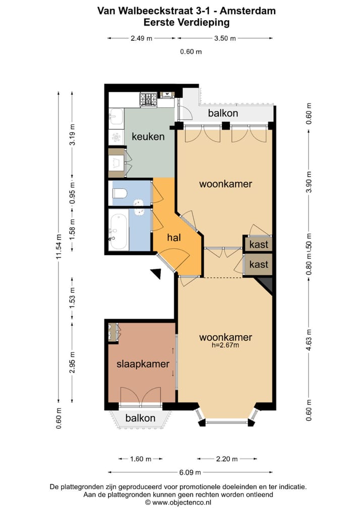 Foto 33 van Van Walbeeckstraat 3-1