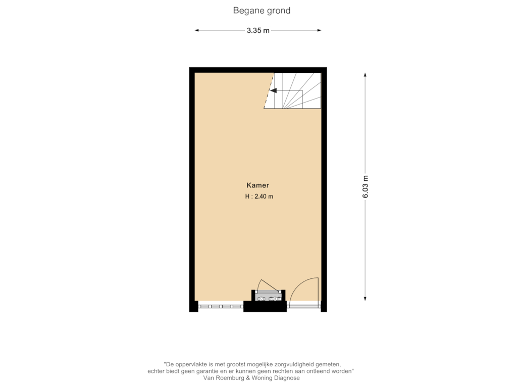 View floorplan of Begane grond of Schippersstraat 4