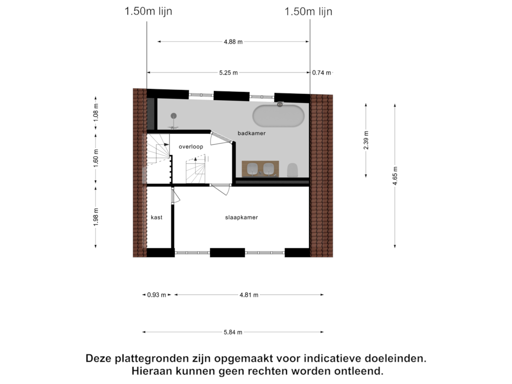 Bekijk plattegrond van Tweede verdieping van Hellebardierstraat 5