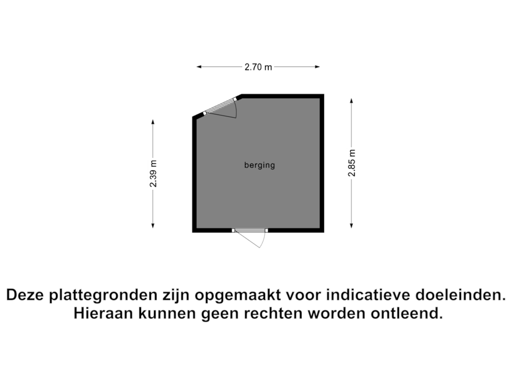 Bekijk plattegrond van Berging van Hellebardierstraat 5