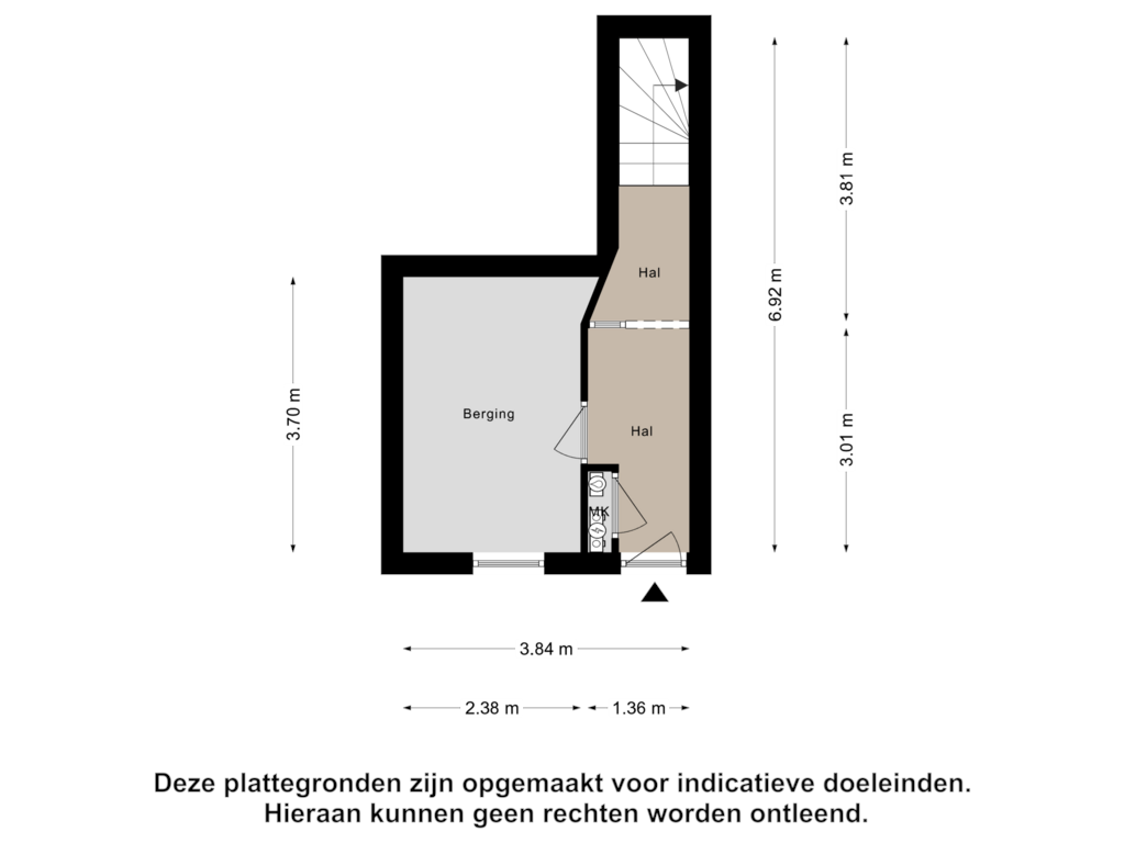 Bekijk plattegrond van Begane Grond van Kasteelstraat 69