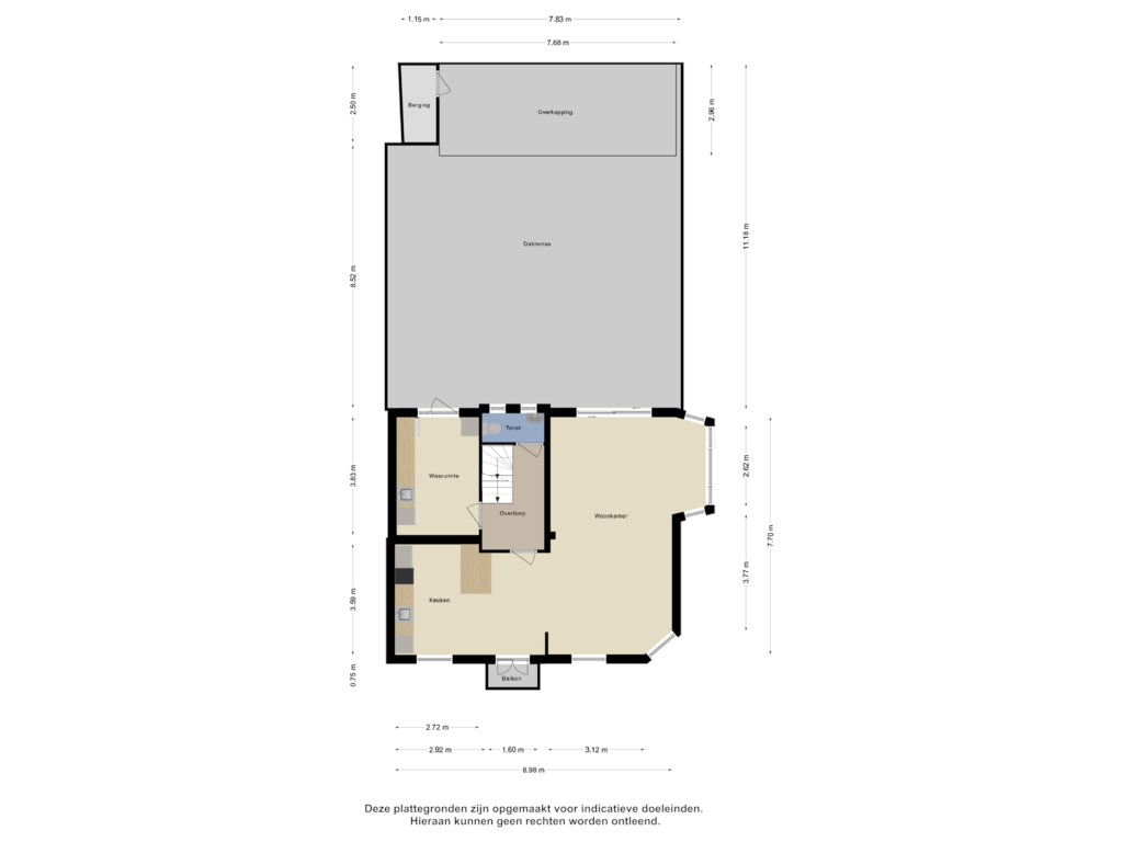 Bekijk plattegrond van Eerste Verdieping van Kasteelstraat 69