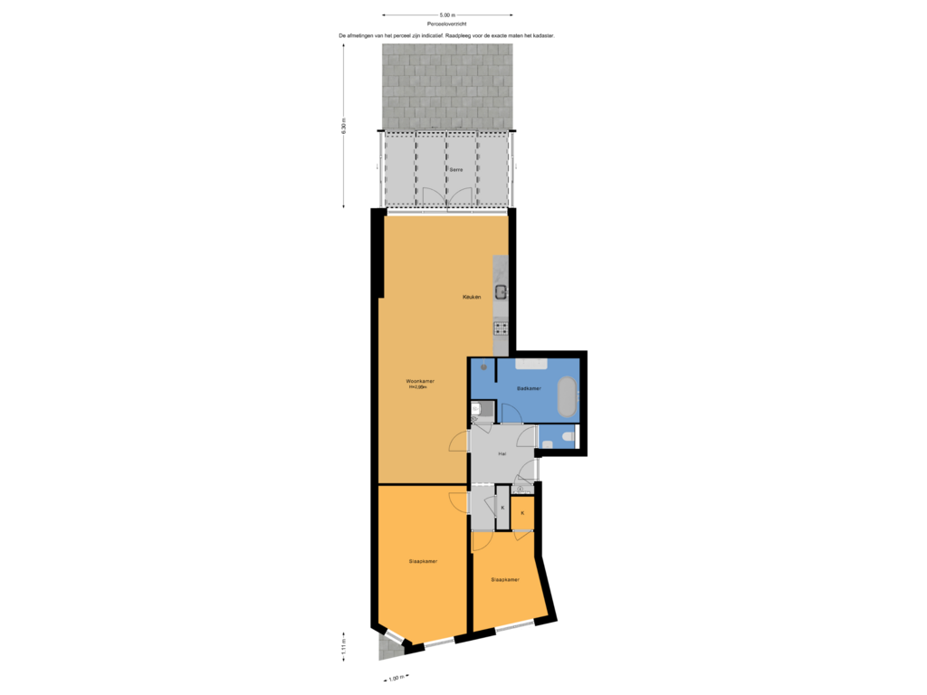 Bekijk plattegrond van Perceeloverzicht van Hanenburglaan 144