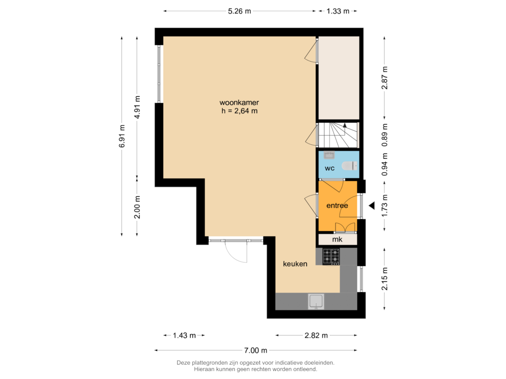 Bekijk plattegrond van Begane Grond van Schaduwmaskerstraat 11