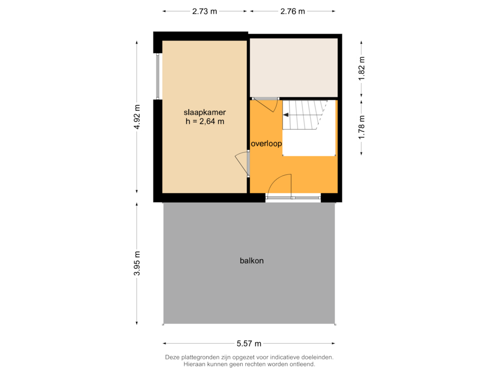 Bekijk plattegrond van 2e Verdieping van Schaduwmaskerstraat 11